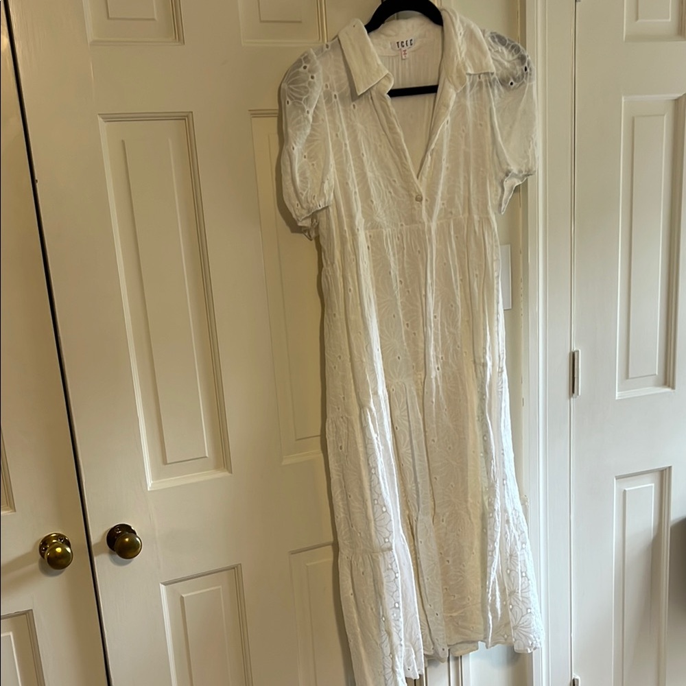 White Eyelet Dress